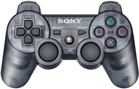 PS3 Official Dual Shock 3 Slate Grey (Transparent Grey) Controller